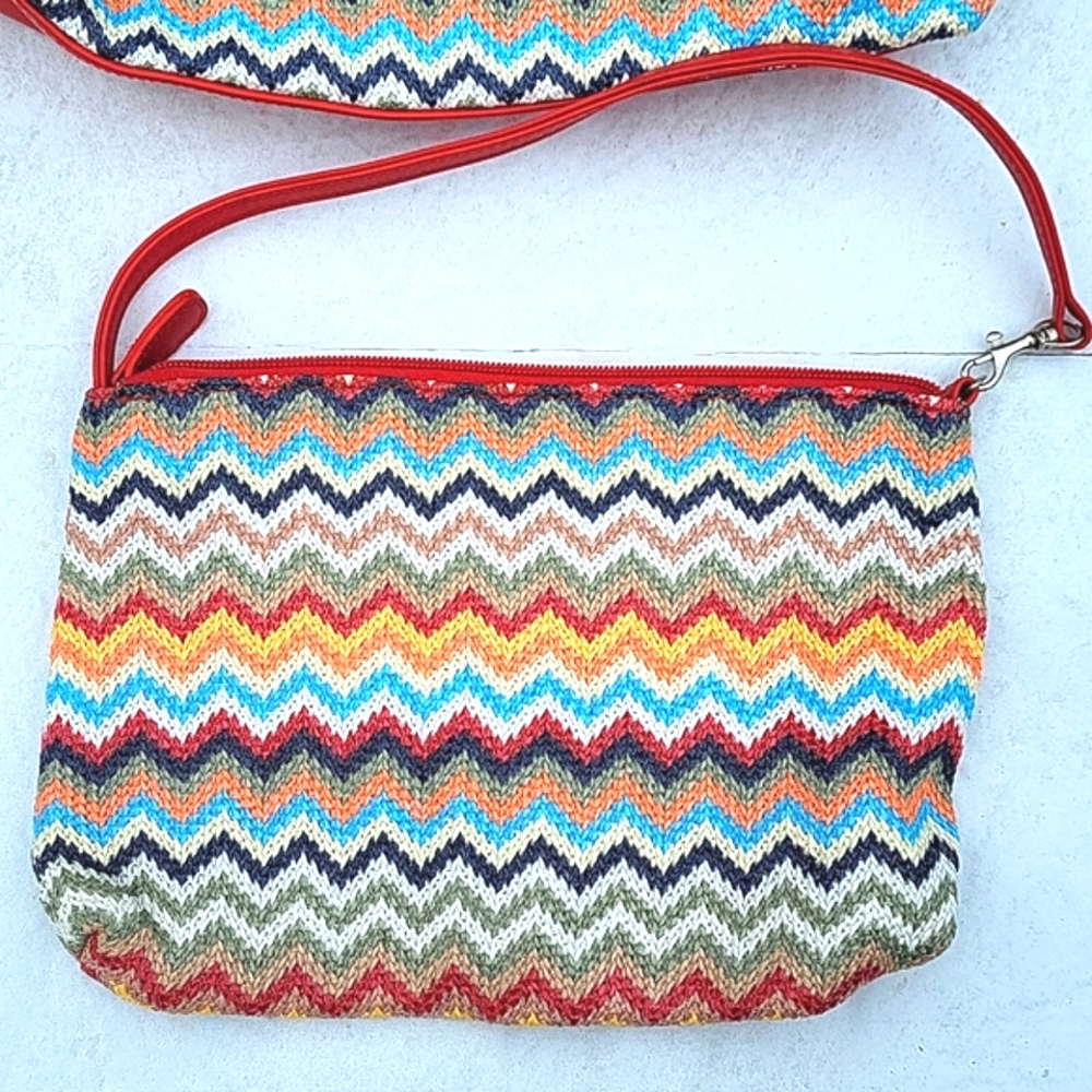 Ladies Multicolored Handbags, Zigzag Pattern, 1 L… - image 5